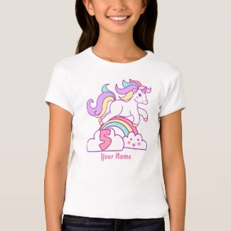 Unicorn 5th Birthday T-Shirt