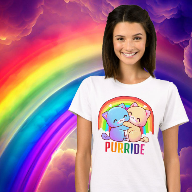 Love Cats Rainbow T-Shirt (Creator Uploaded)