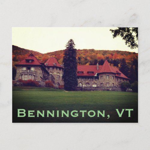 SVC Bennington VT Estate _ Mount Anthony Postcard