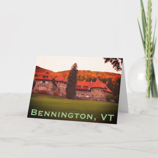 SVC, Bennington, VT Estate - Mount Anthony Thank You Card (Front)