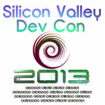 SVDC Acrylic Sculpture<br><div class="desc">Free standing desktop sign featuring the Silicon Valley Dev Con logo,  with binary at the bottom that says "Come Play With Us!"</div>