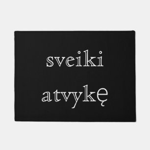 sveiki atvykę doormat