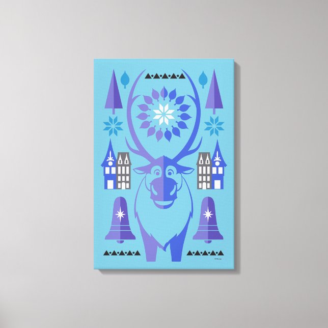 Sven | Sparkling Celebration Canvas Print (Front)