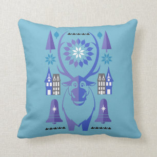 Sven Sparkling Celebration Throw Pillow