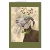 Sven, the goat card (Front)