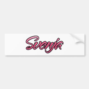 Svenja faded pink Aufkleber Sticker
