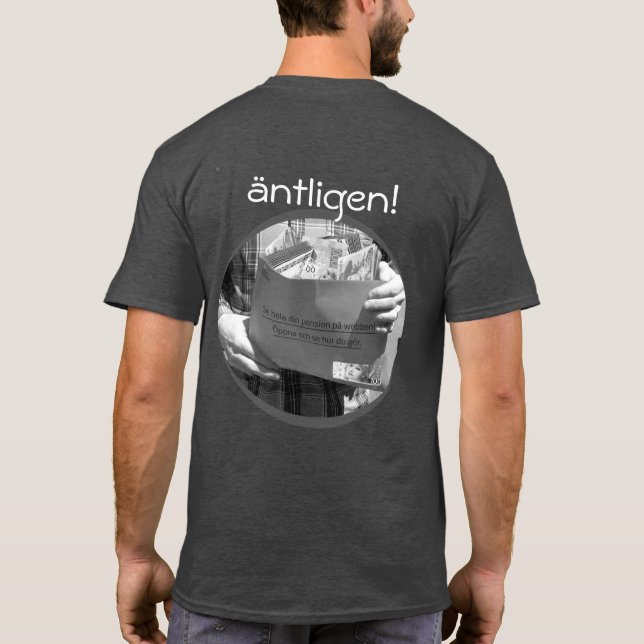 Svensk/Swedish Pension T-shirt (Back)