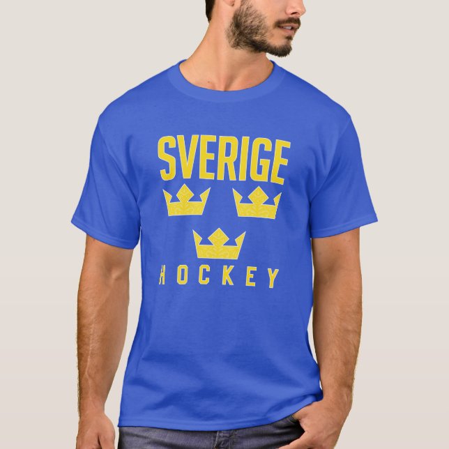 Sverige Hockey T-Shirt (Front)