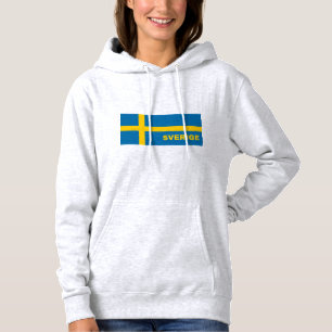 Sverige in Swedish Flag Hoodie