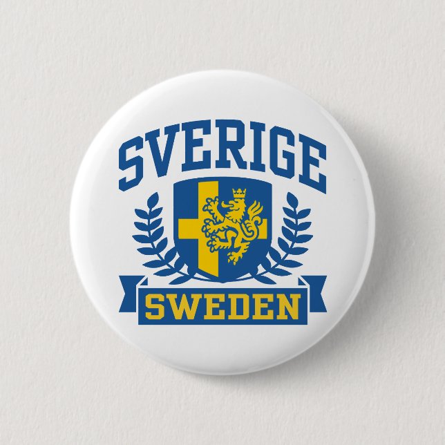 Sverige Pinback Button (Front)