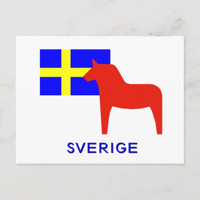 Sverige Postcard (Front)