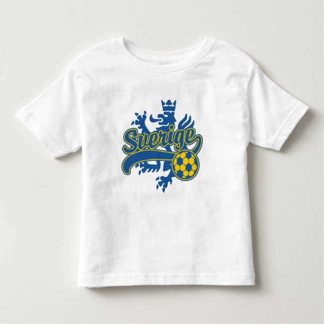 Sverige Soccer Toddler T-shirt (Front)