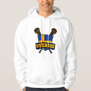 Sverige Sweden Lacrosse Hoodie