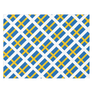 Sverige Sweden Swedish Flag Tablecloth