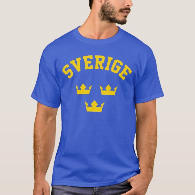 sverige tre kronor T-Shirt (Front)