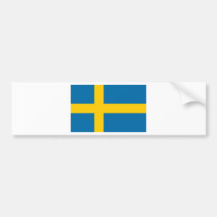 Sveriges Flagga - Flag of Sweden - Swedish Flag Bumper Sticker