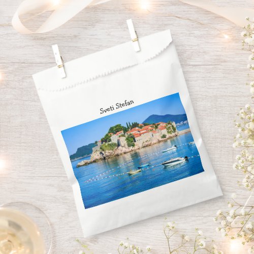 Sveti Stefan Budva Montenegro Favor Bag