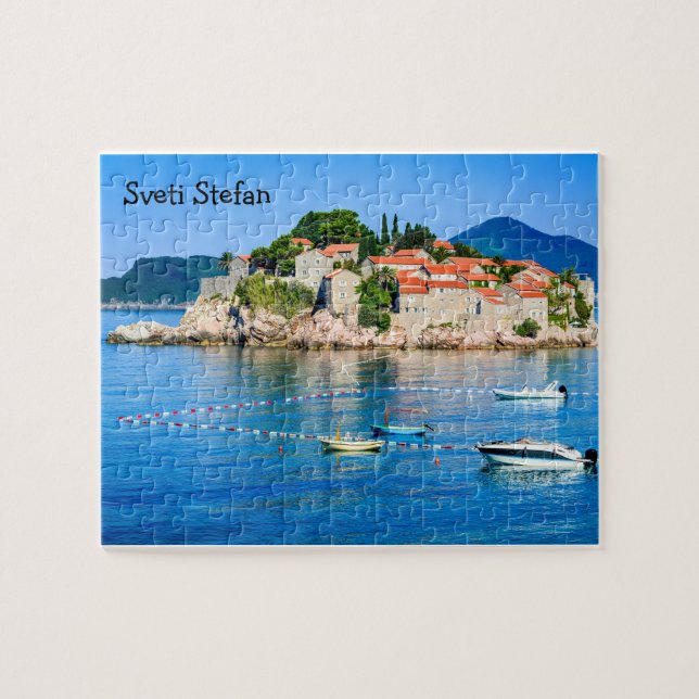 Sveti Stefan Montenegro Jigsaw Puzzle (Horizontal)