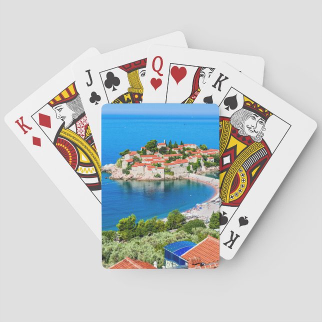 Sveti Stefan Poker Cards (Back)