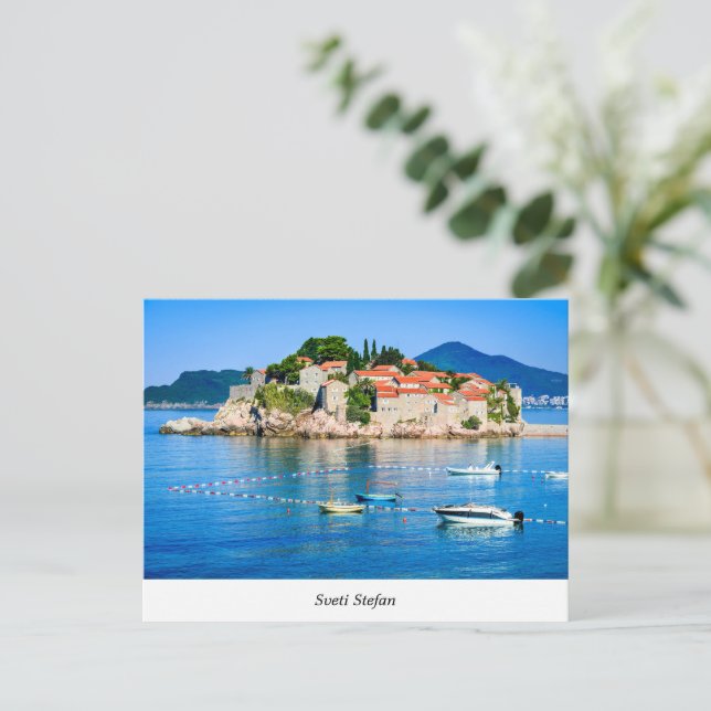 Sveti Stefan Postcard (Standing Front)