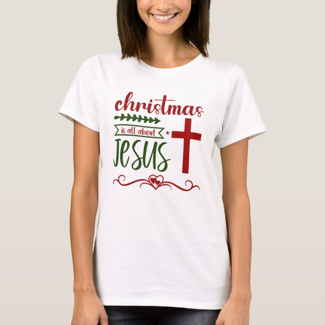 Svg Christmas design T-Shirt (Front)