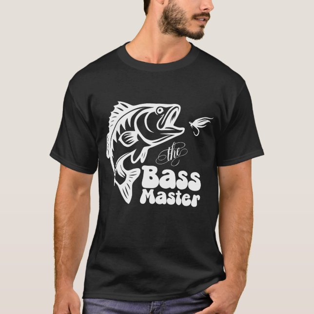 SVG Custom Bass Master fishing T-Shirt (Front)