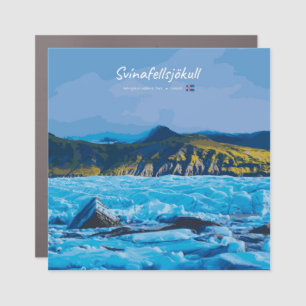 Svínafellsjökull, Iceland - Glacier View Car Magnet