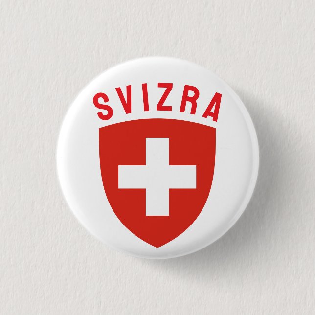 Svizra (Romansh-speaking Switzerland) Button (Front)