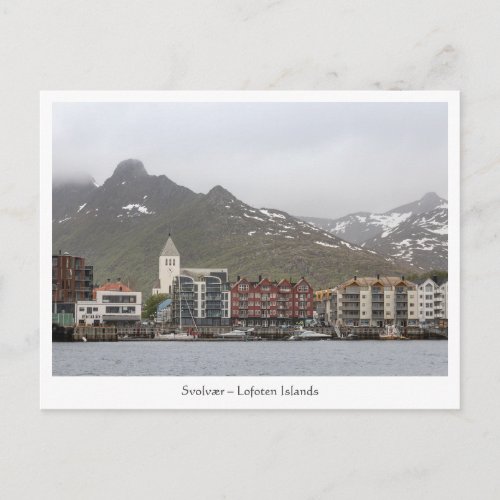Svolvaer Lofoten Islands Postcard