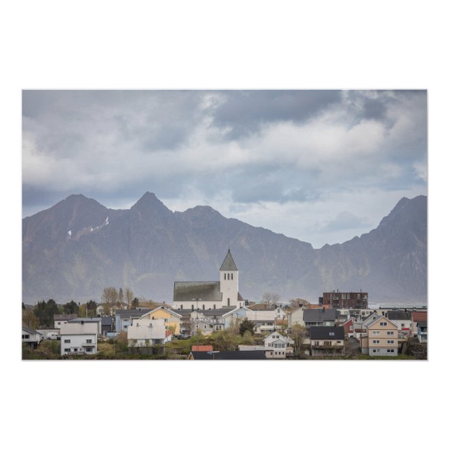 Svolvaer Lofoten Norway Poster (Front)