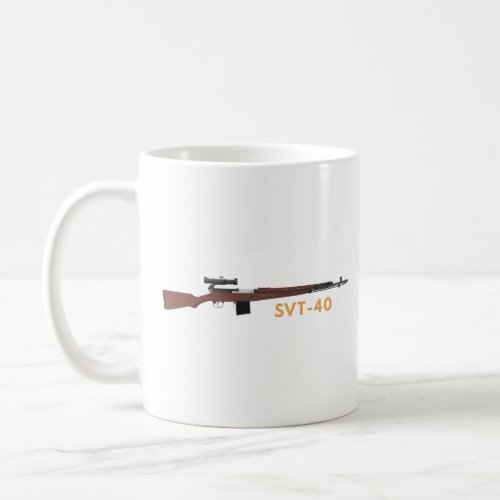 SVT_40 Soviet WW2 Sniper Rifle Coffee Mug