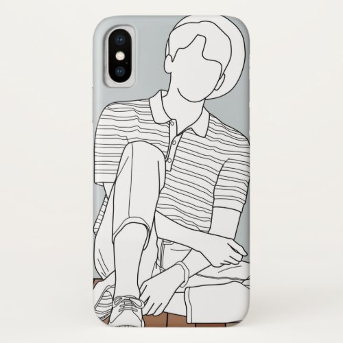 SVT Fan Art Fallin Flower iPhone XS Case