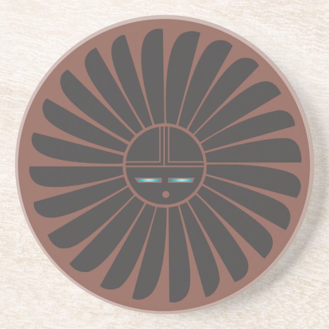 SW black sun coaster (Front)
