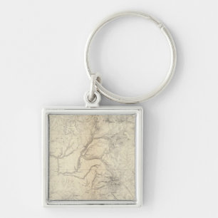 SW Colorado and Parts of New Mexico Keychain