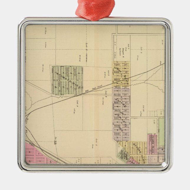 SW Omaha, Nebraska Metal Ornament (Front)