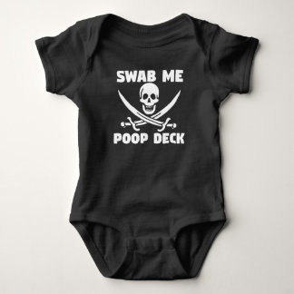 Swab Me Poop Deck Baby Bodysuit
