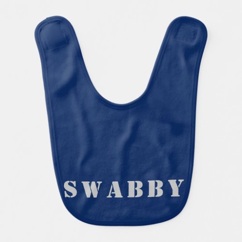 Swabby Military Baby Bib