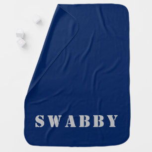 Swabby Military Baby Blanket