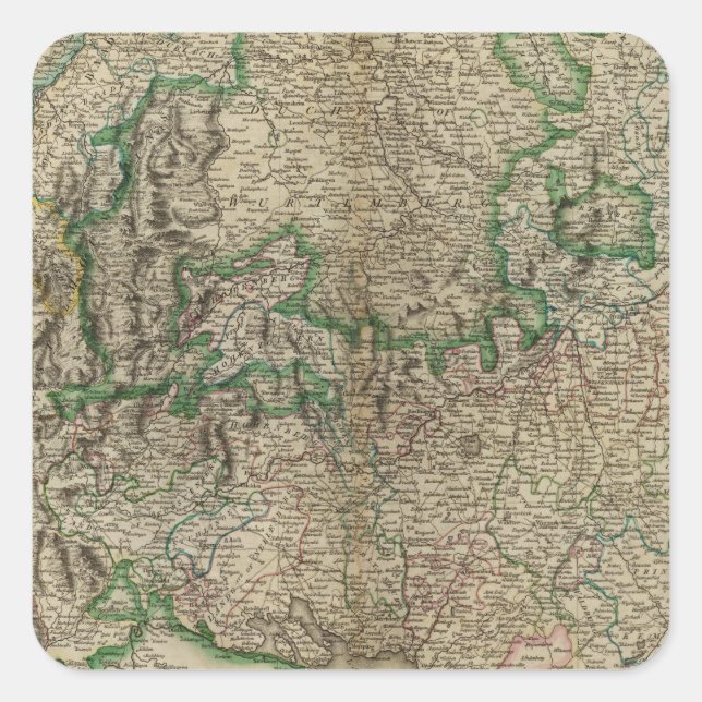 Swabia 2 square sticker (Front)