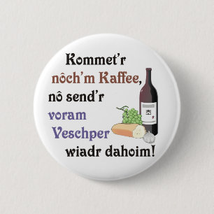 Swabian invitation pinback button