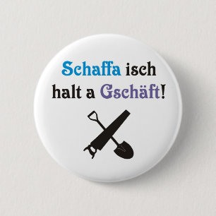 Swabian labor pinback button