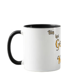Swabian slogan, Bin koi Genie but a Käpsel Mug