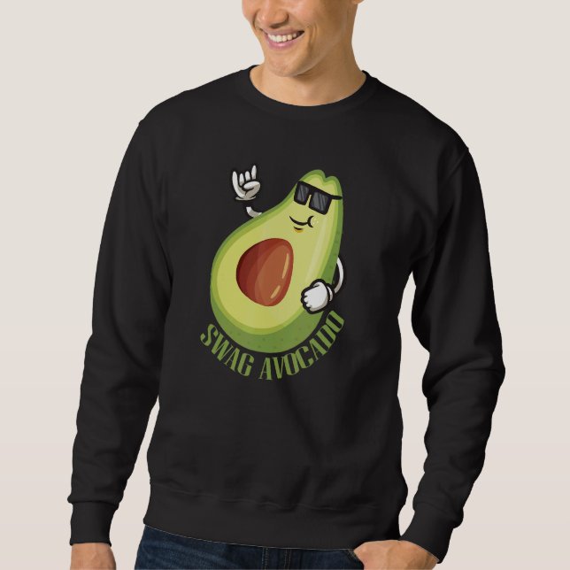 SWAG Avocado guacamole vegan Sweatshirt (Front)