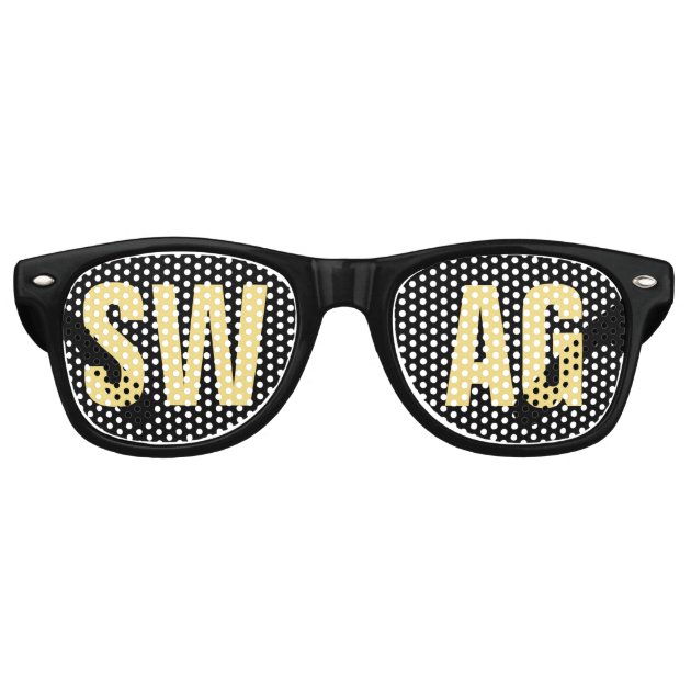 black swag glasses