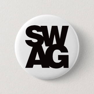 Swag - Black Pinback Button