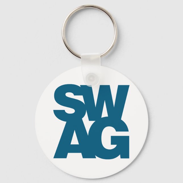 Swag - Blue Keychain (Front)