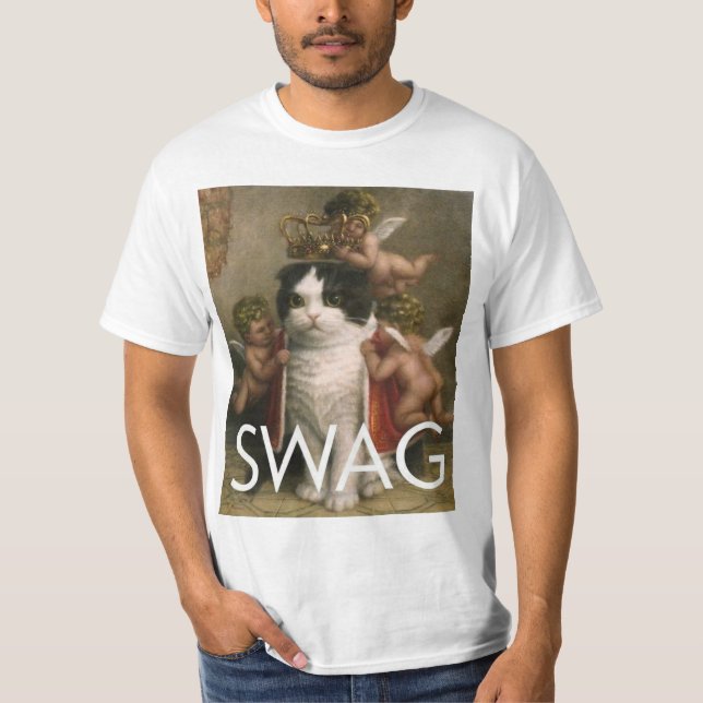 Swag Cat T-Shirt (Front)