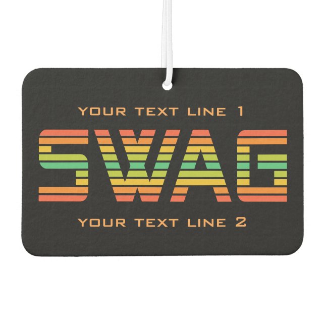 SWAG custom air freshner Freshener (Front)