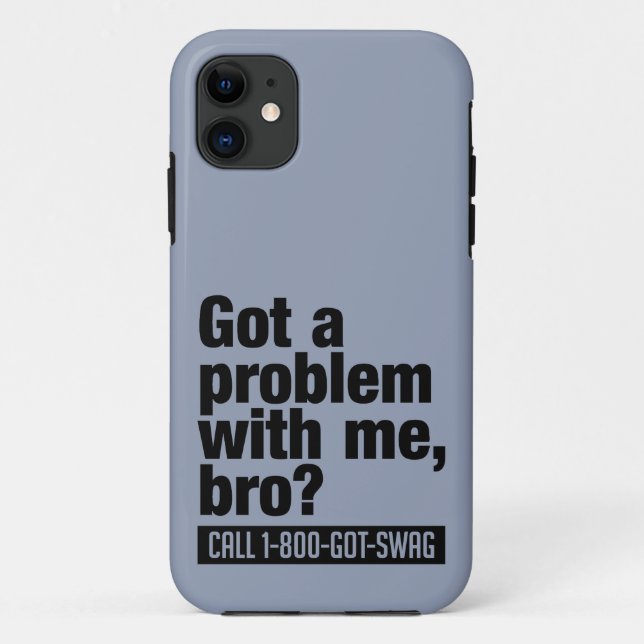 SWAG custom iPhone case (Back)