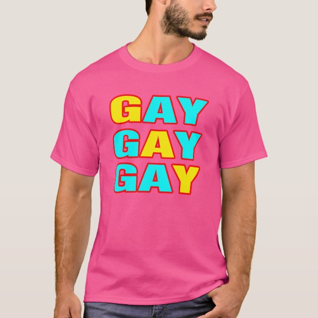 Swag Gay style. Be proud. T-Shirt (Front)